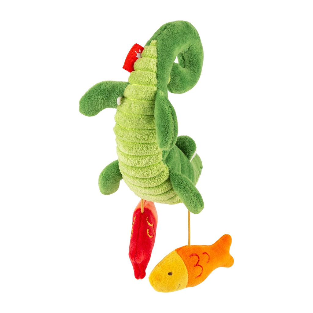 Bunter Baby-Anhänger Krokodil – ideal für Babyschale & Kinderwagen