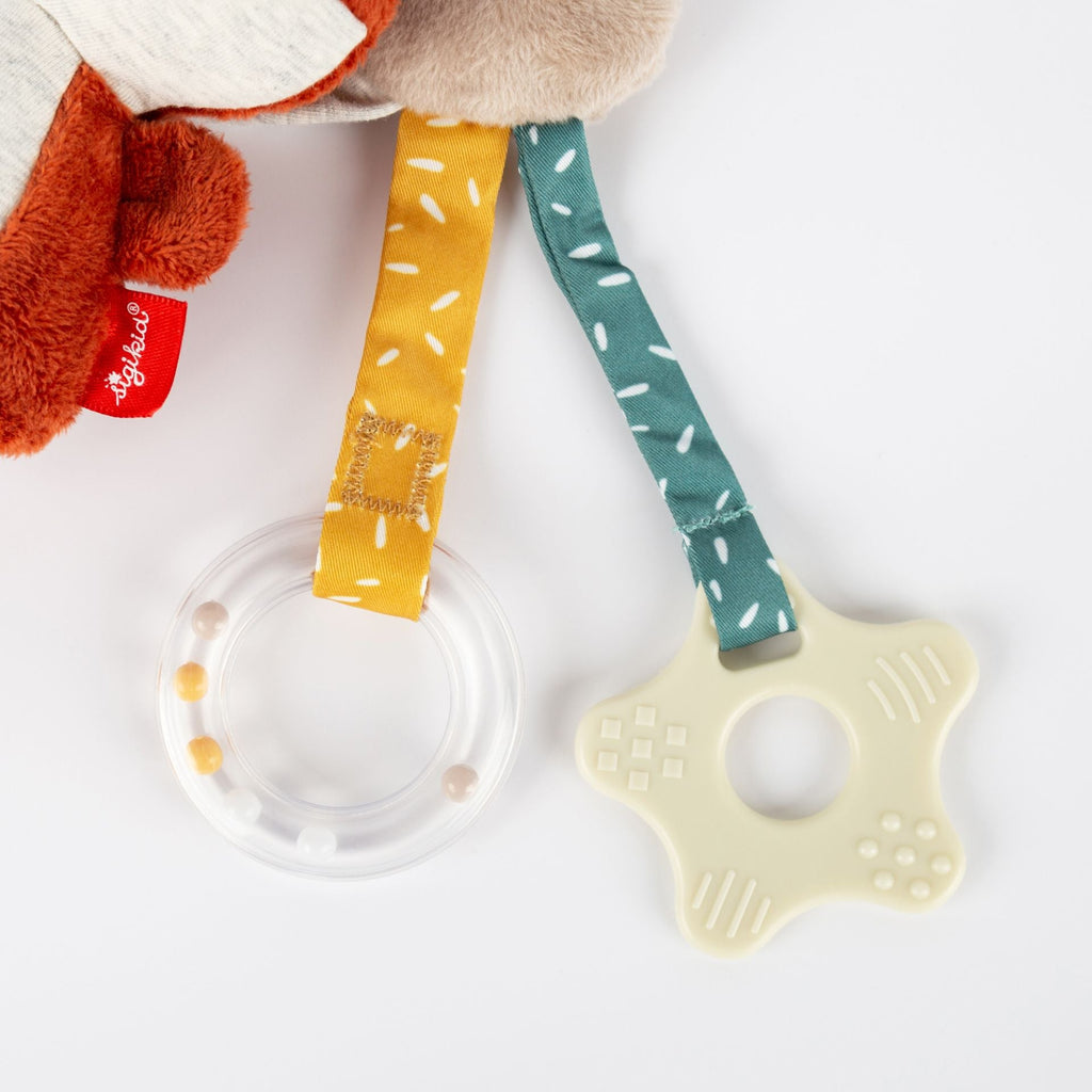 Sigikid Baby Anhänger Fuchs mit Quietsche und Beißring Polyester