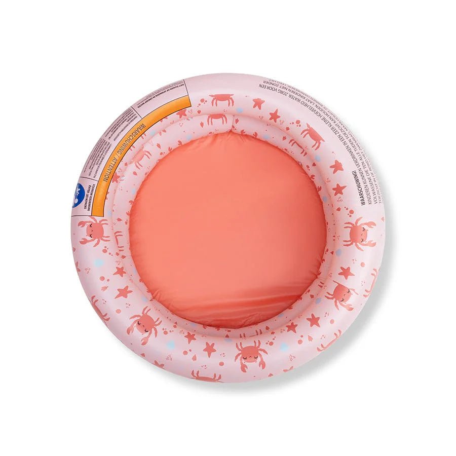 Rundes Babybecken Ø 60 cm mit Krabben-Motiv aus strapazierfähigem PVC