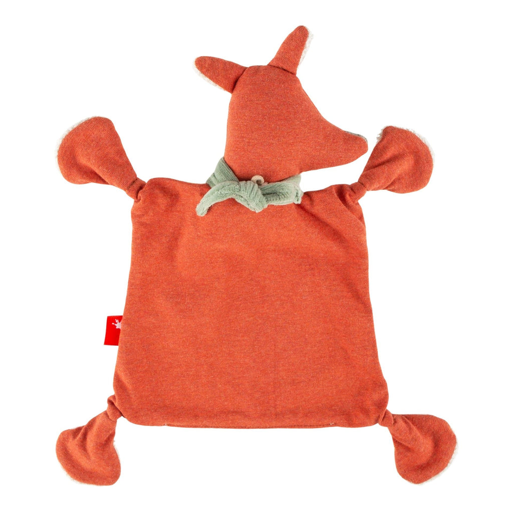 Kuscheltuch Fuchs mit Halstuch & Aufhängeschlaufe – waschbar 30 °C