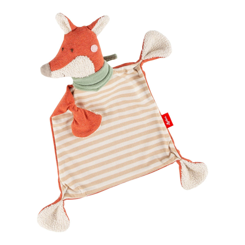 Sigikid Schnuffeltuch Fuchs beige gestreift – Kuscheltuch ab Geburt