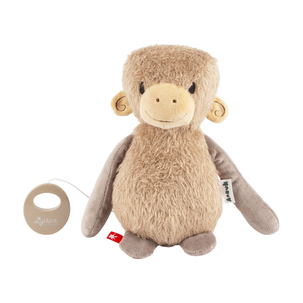 Sigikid Spieluhr Affi – Anouk-Melodie, Kuschelaffe ab 0 Monaten