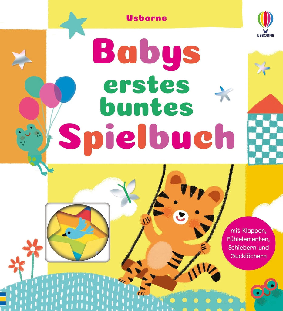 Babys erstes buntes Spielbuch mit Klappen Schiebern und Fühlelementen
