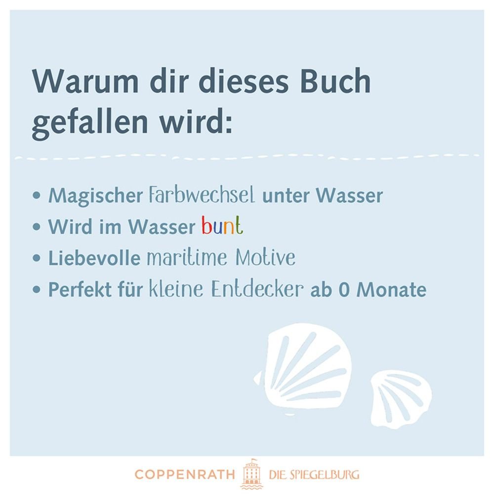 Zauber Badebuch für Babys Kuckuck Farbwechsel Wasser Coppenrath