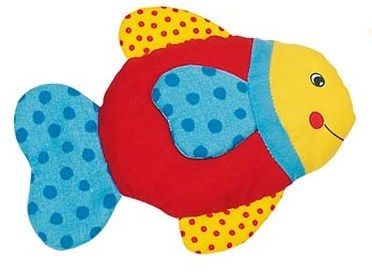 Babyspielzeug Greifling - Gute - Laune - Fisch mit Knisterfolie - Goki