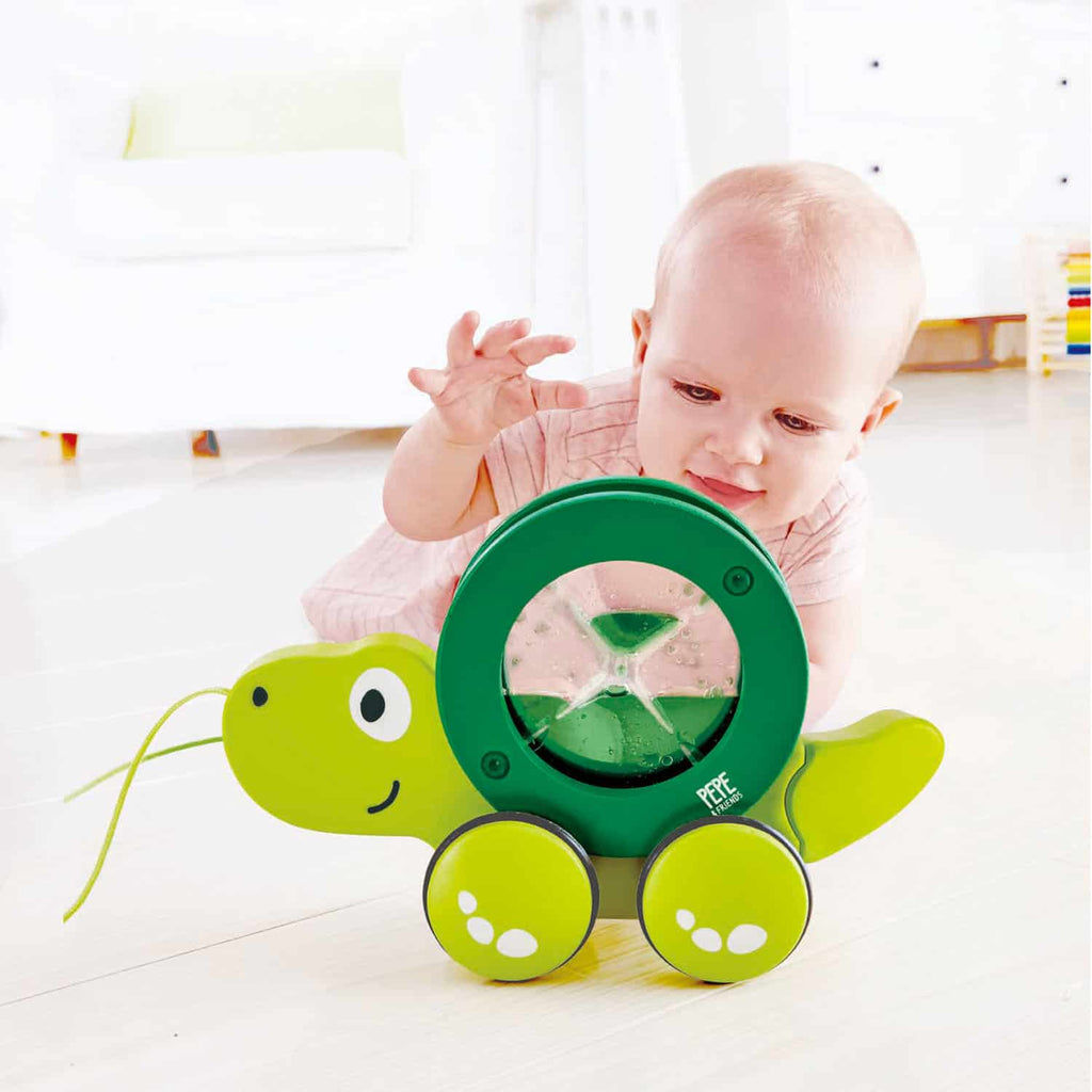 Babyspielzeug Motorik - Nachzieh Schildkröte Tito - Hape