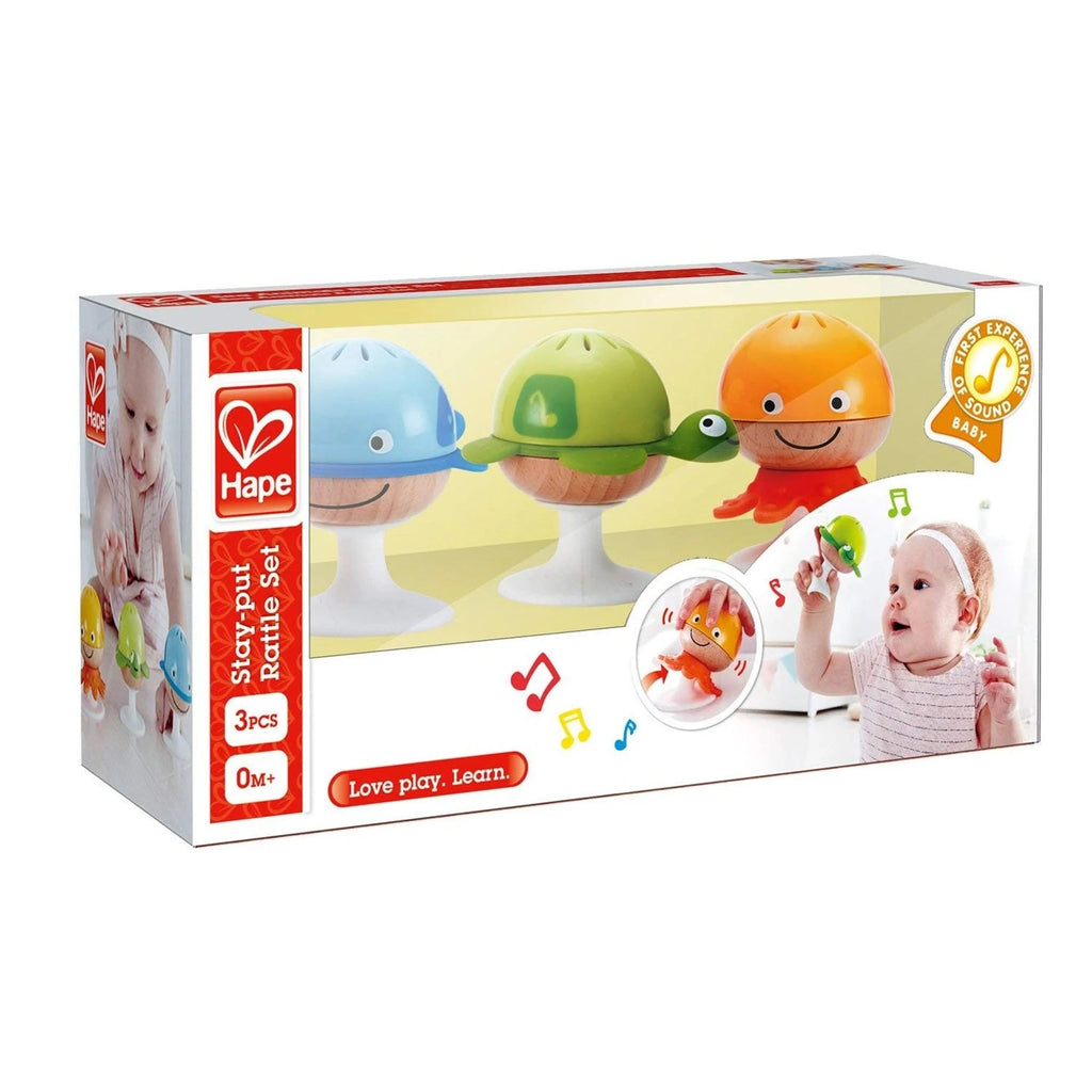 Babyspielzeug - Saugnapf Rasselset - Hape