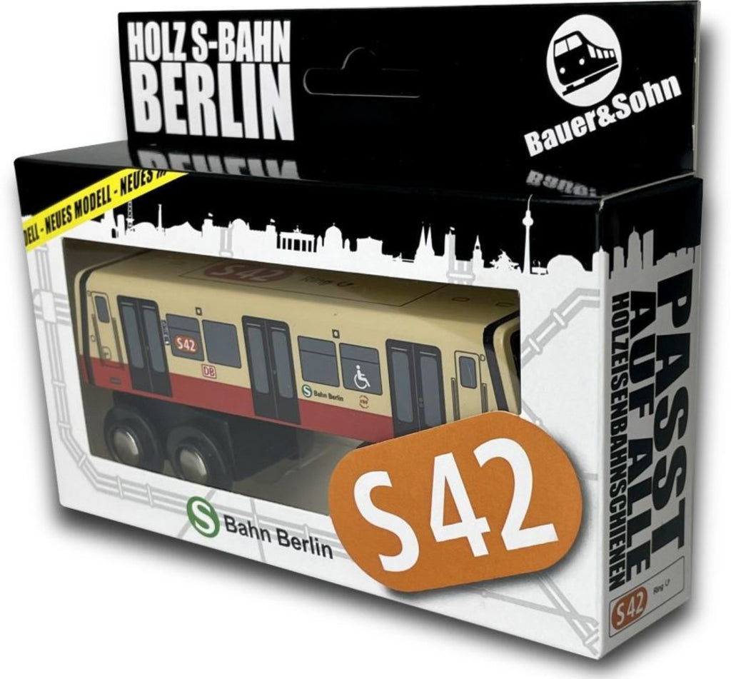 Bahn - Holz S - Bahn Berlin Linie S42 - Bauer & Sohn