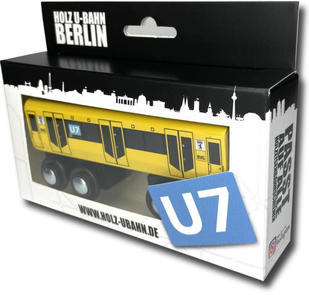 Bahn - Holz U - Bahn Berlin Linie U7 - Bauer & Sohn