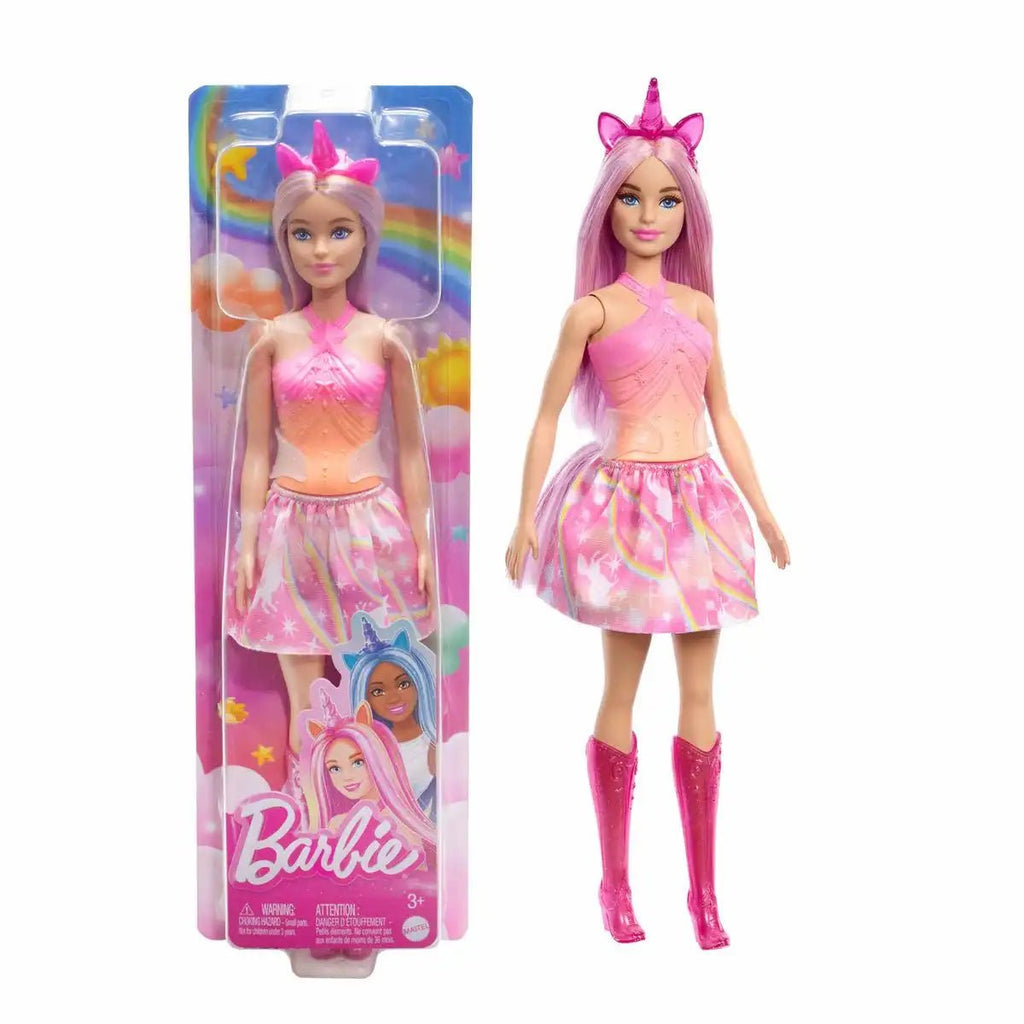 Barbie Unicorn Puppe Rollenspiel Fantasie ab 3 Jahren
