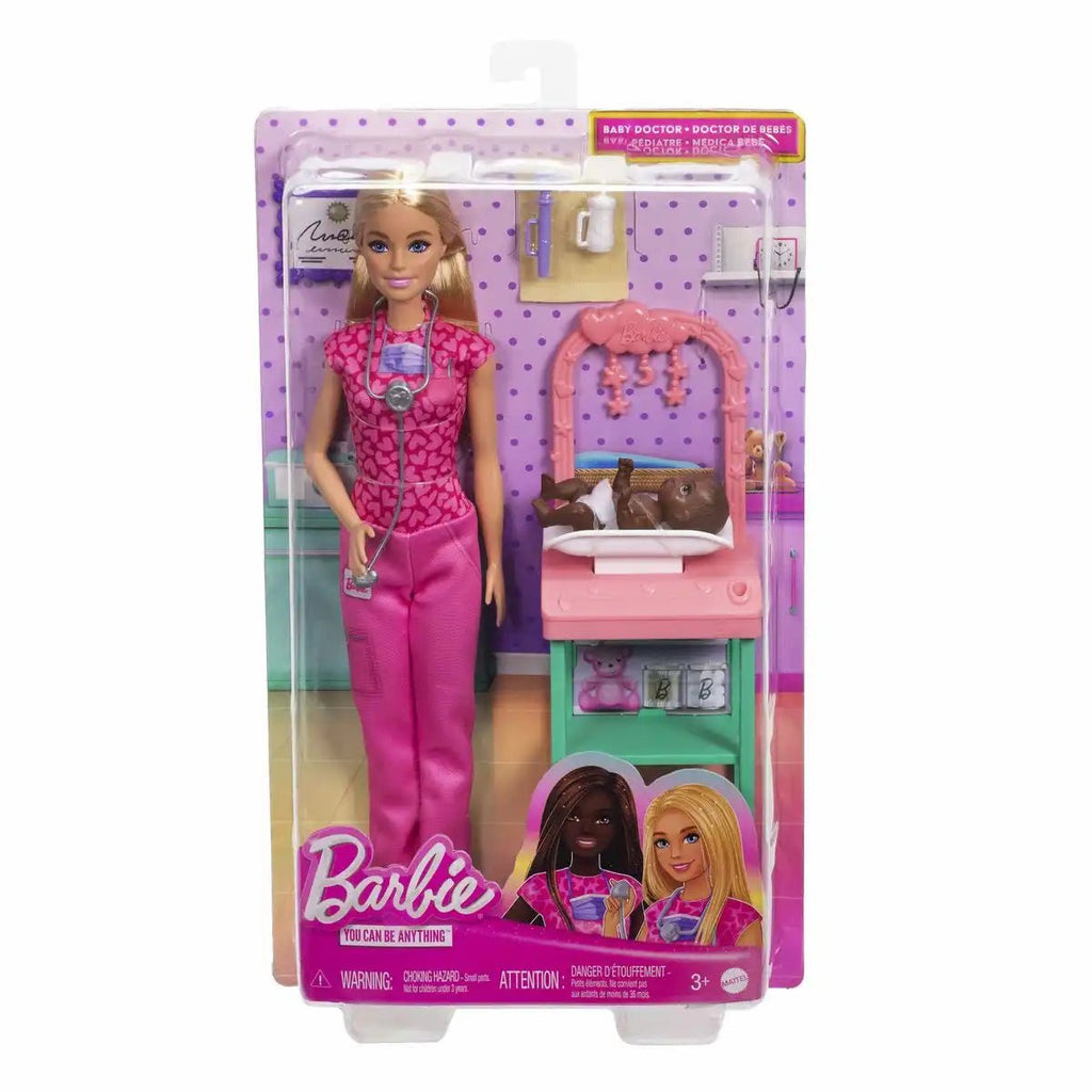Barbie Arzt-Spielset mit Baby-Puppe und Untersuchungstisch