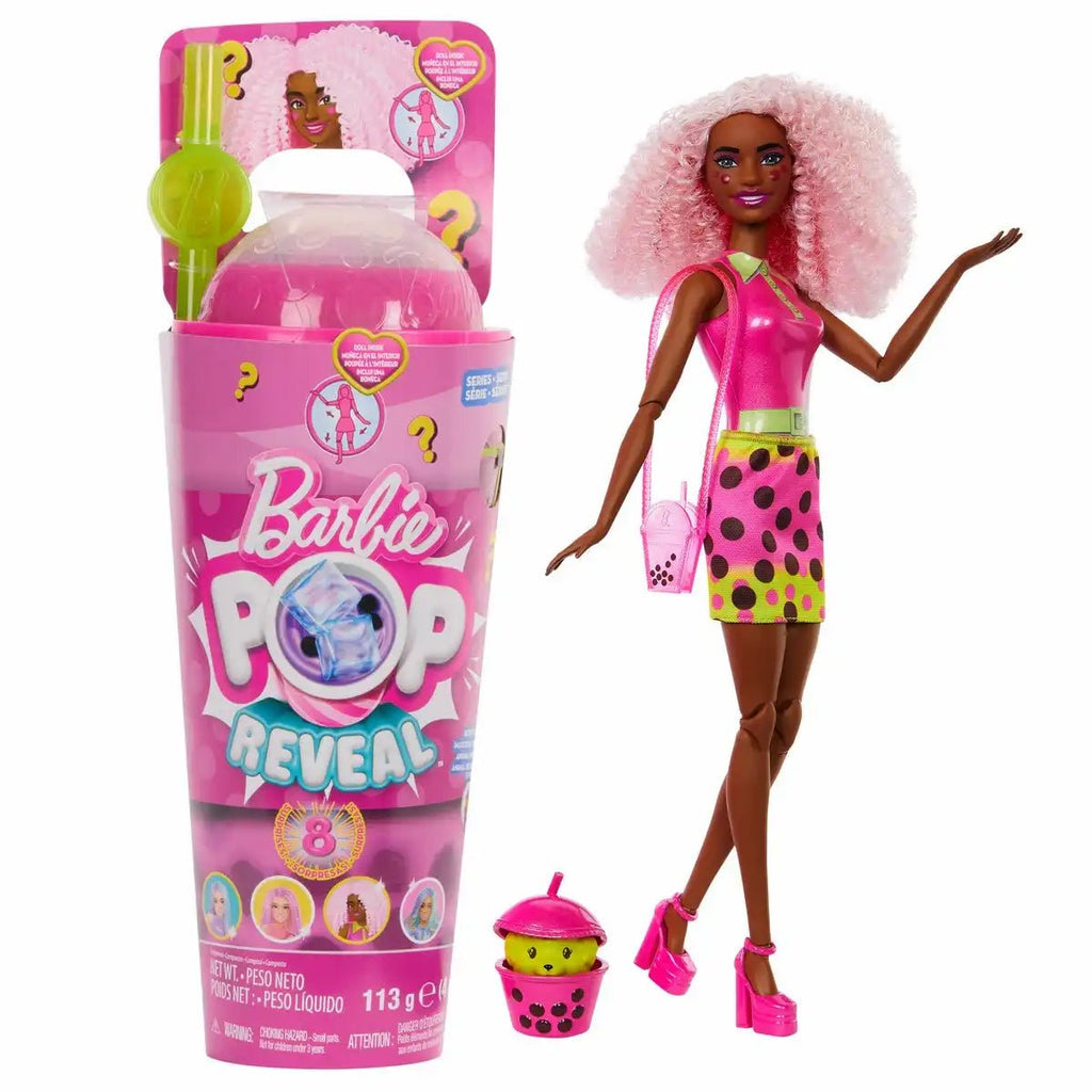 Barbie Pop Reveal Boba Serie Berry Bliss 8 Überraschungen Duft Farbwechsel