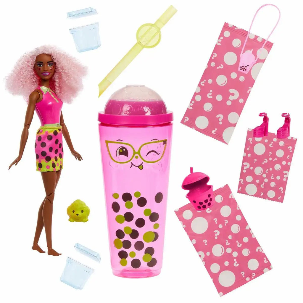 Bubble Tea Barbie Berry Bliss Überraschungs Puppe Duftstreich Kreativspiel