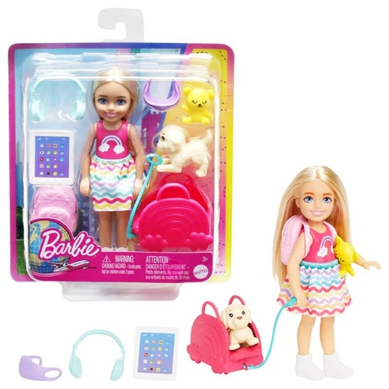 Barbie Travel Chelsea mit Hündchen - Mattel