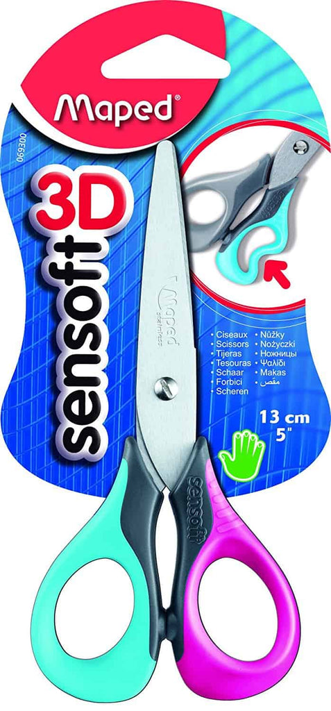 Basteln - Schere Sensoft 3D rechtshänder - Idena