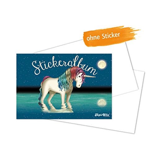 Basteln - Stickeralbum Einhorn Lunabelle (ohne Sticker) - Mauder