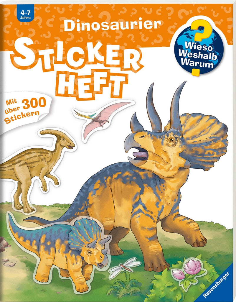 Basteln - WWW Stickerheft: Dinosaurier - Ravensburger