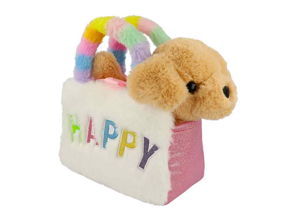 BB Klostermann Cuties Handtasche mit Hund hellbraun
