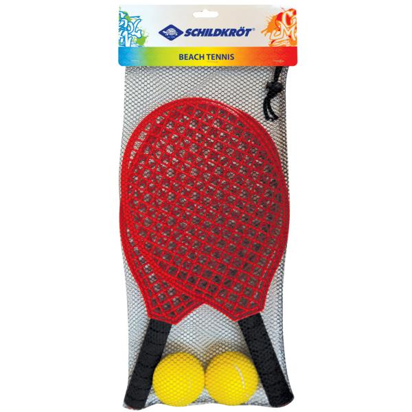 Beachtennis Set - in Tasche, Rot, 40 cm