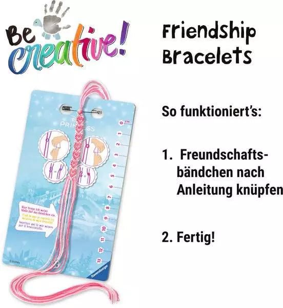 Bastelset Kinder Disney Prinzessinnen Freundschaftsbändchen
