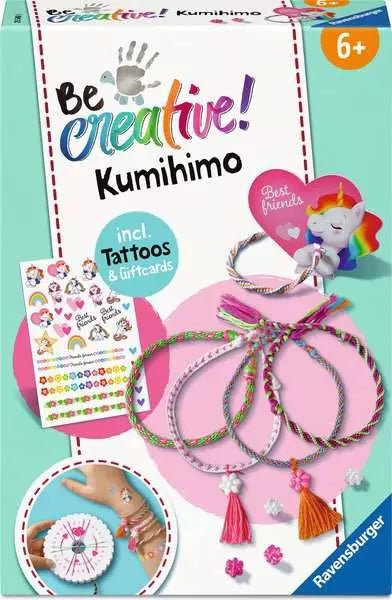 Kreatives Bastelset ab 6 Kumihimo Armbänder und Tattoos
