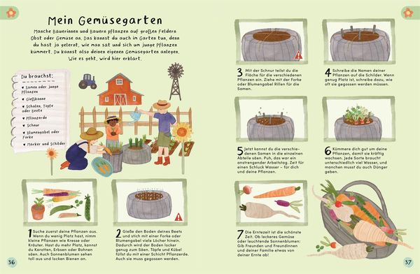Kreatives Naturbuch für Kinder – Samen, Erde, Pflege lernen
