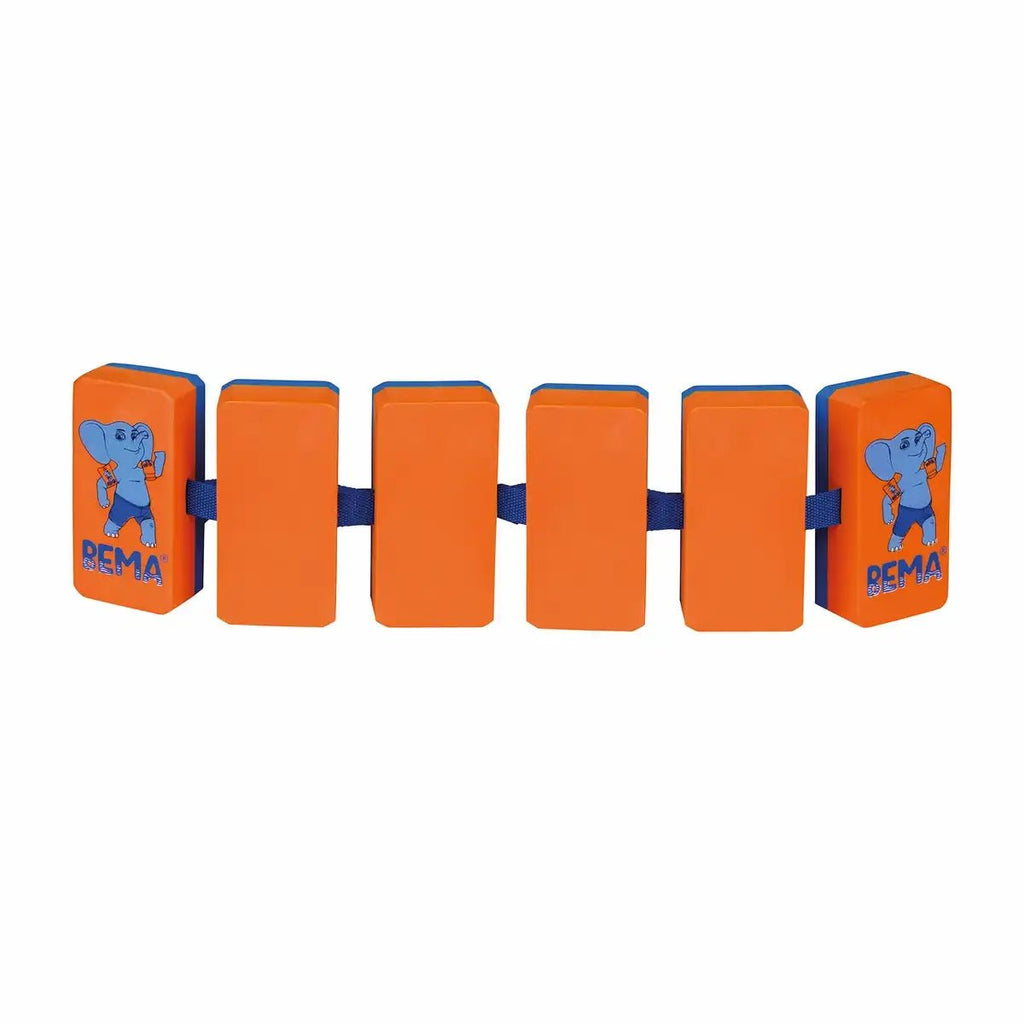 BEMA Schwimmlernhilfe 6 Auftriebskörper EVA orange blau weiß