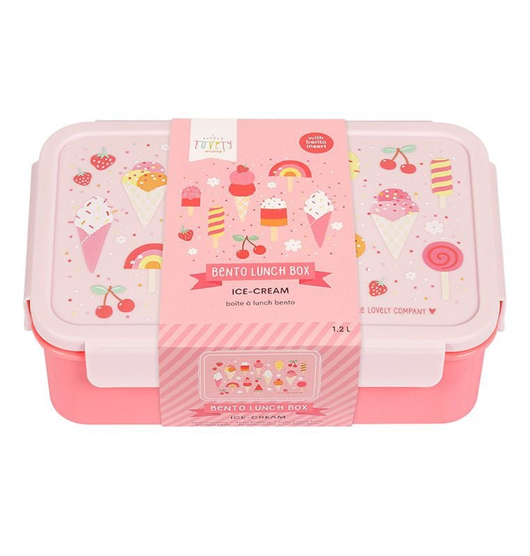 Bento Lunchbox Eiscreme – Farbige Brotdose für Kinder
