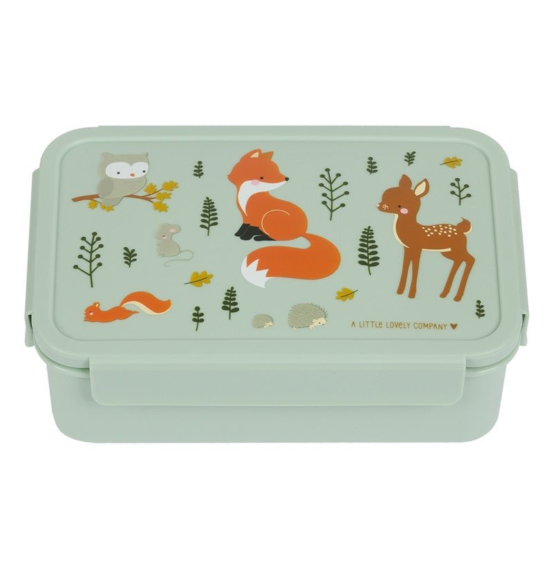 Lunchbox Waldfreunde groß und stabil ideal für Schule und Kindergarten
