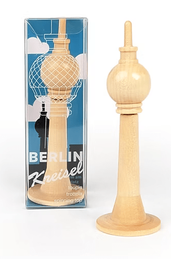 Berlin Kreisel Fernsehturm – Holzkreisel aus Ahorn, Souvenir & Spielzeug