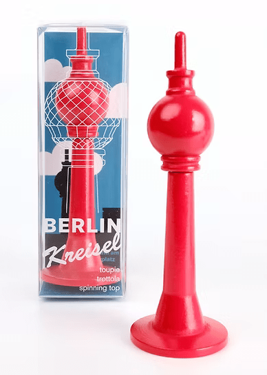 Berlin Kreisel Fernsehturm – Holzkreisel aus Ahorn, Souvenir & Spielzeug