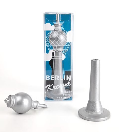 Berlin Kreisel Fernsehturm – Holzkreisel aus Ahorn, Souvenir & Spielzeug