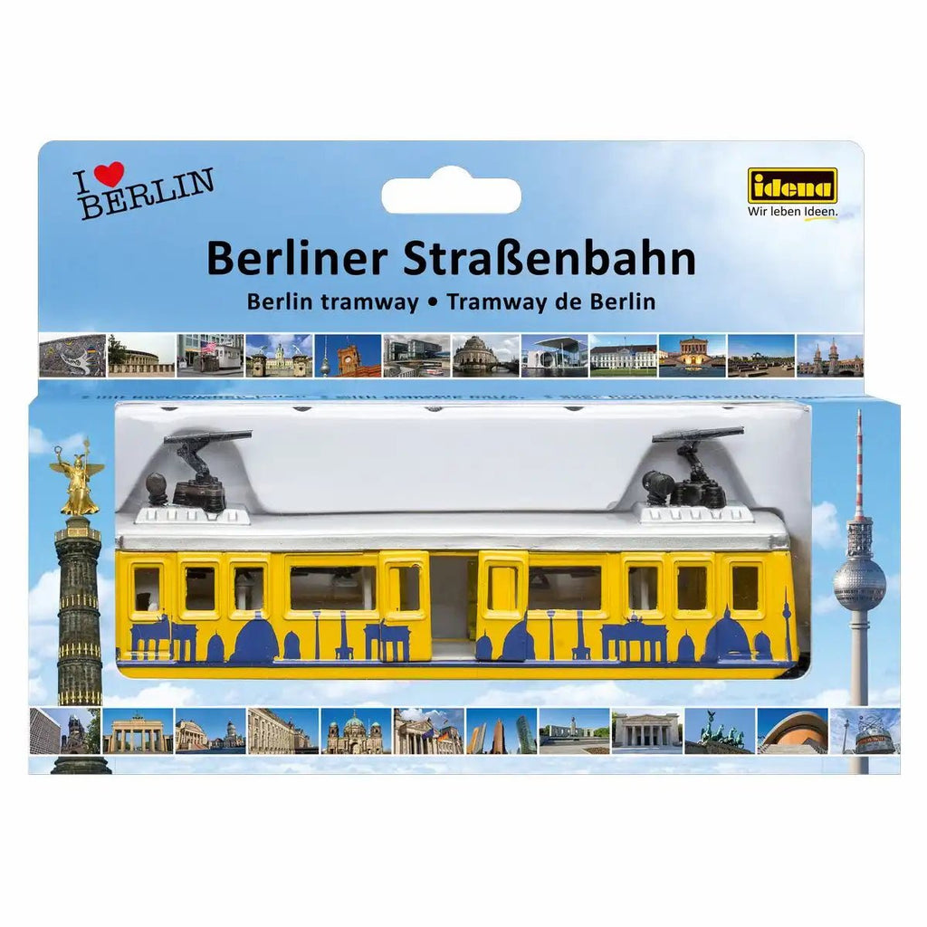 Spielzeug Straßenbahn Berlin Metall Rückzug 15 cm ab 3 Jahre