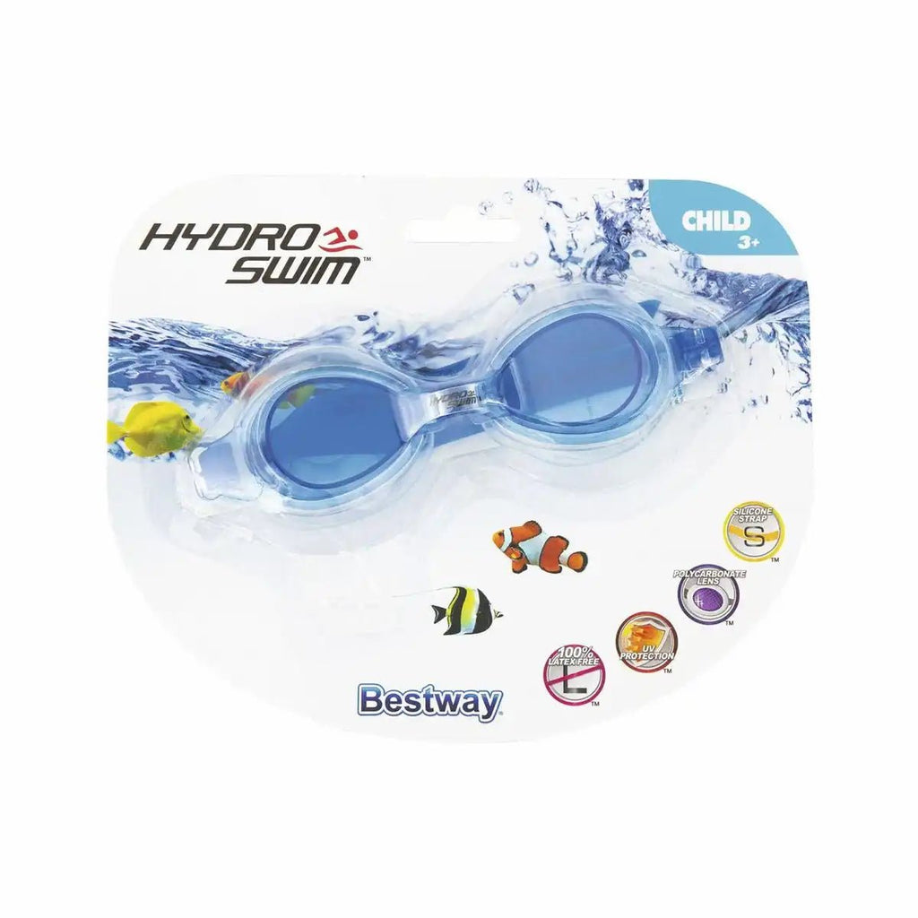 Hydro‑Swim Kinderbrille mit weichen Silikon-Augenrändern