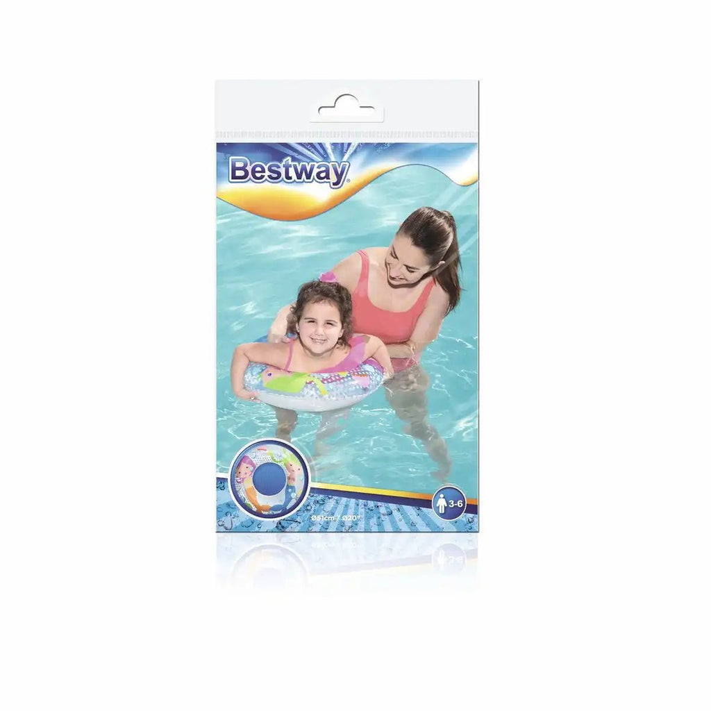 Bestway Schwimmring Ø46 cm aufgeblasen für Wasserabenteuer Kinder