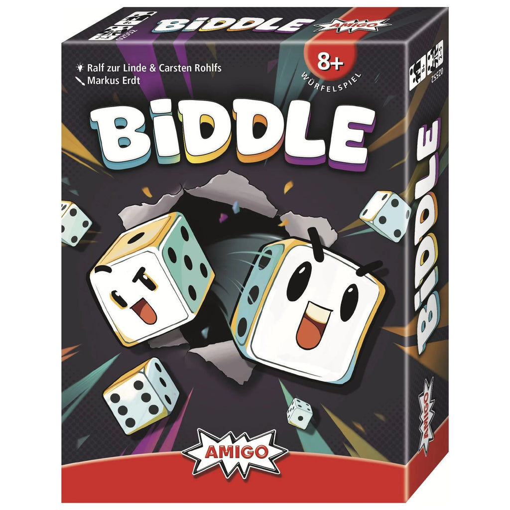 AMIGO Biddle Spielschachtel mit Würfeln und Karten
