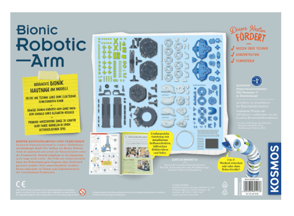 Bionic Robotic Arm Experimentierkasten für Kinder ab 10