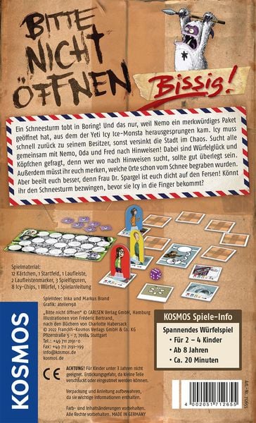 Bitte nicht öffnen - Bissig!, Würfelspiel - Kosmos