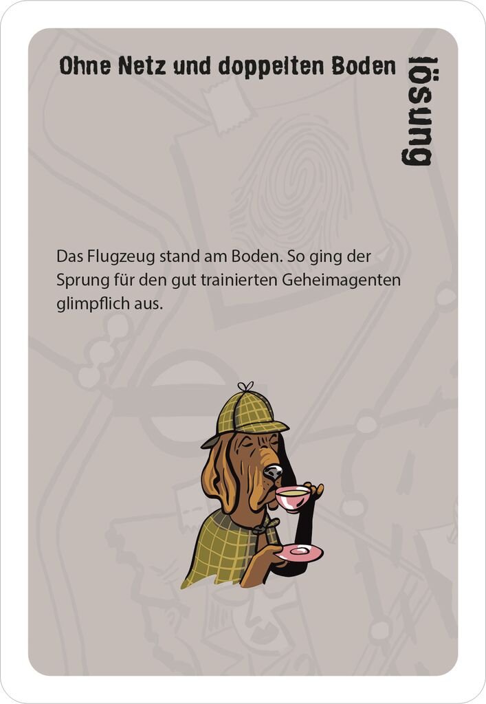 Vierfarbig illustrierte Rätselkarten für Kinder