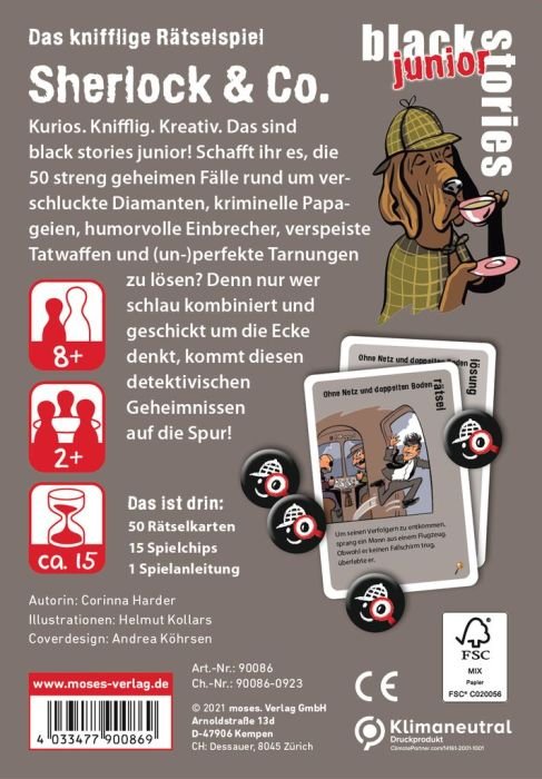 Detektivspiel mit echten Geschichten und Fragen