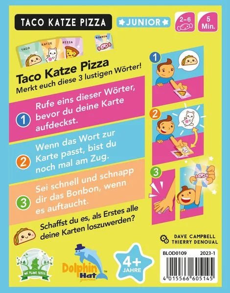 Blue Orange - Taco Katze Pizza Junior - Blue Organge