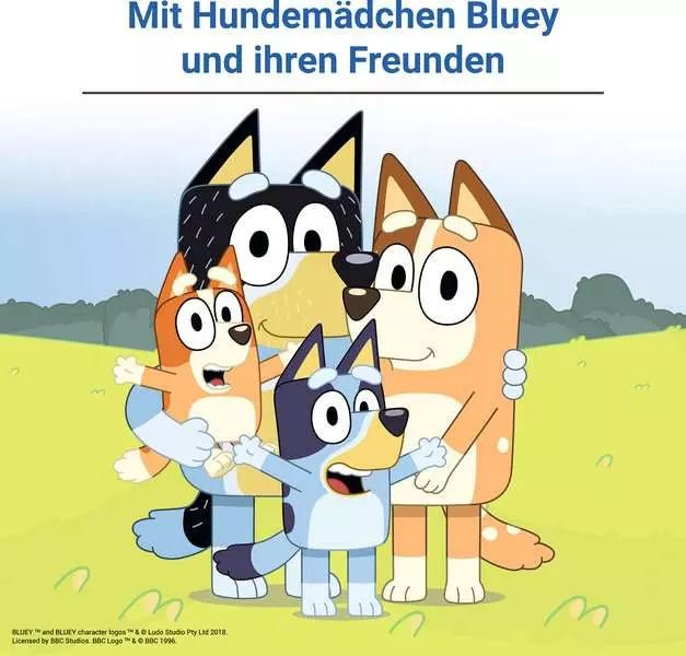 Bluey Schiebespiel mit Labyrinth und Figuren ab 4 Jahren
