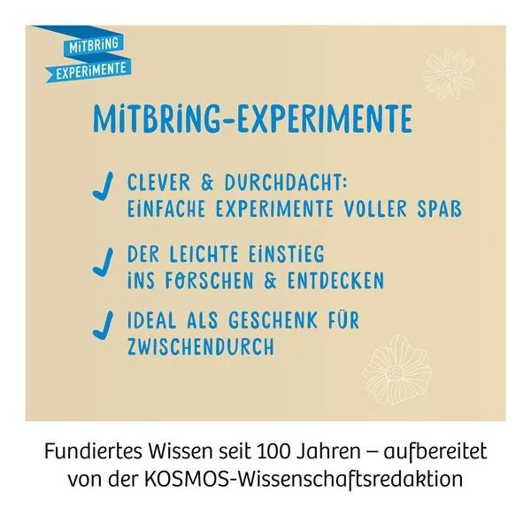 Kosmos Blüten-Presse – Handliche Holz-Pflanzenpresse für Kinder ab 6 Jahren zum Sammeln, Pressen & Gestalten von Blumen und Blättern.