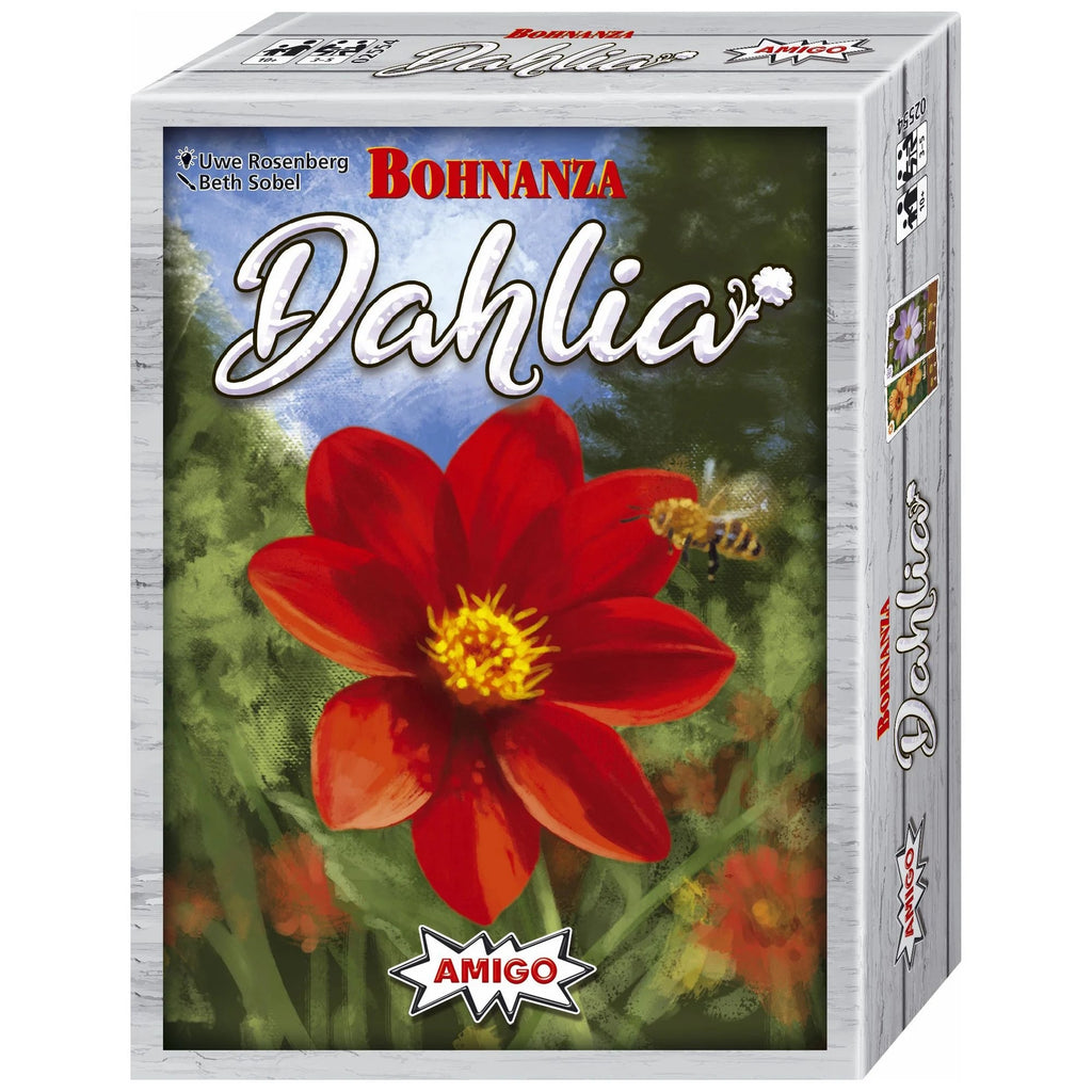 Bohnanza Dahlia Kartenspiel von AMIGO mit Blumenmotiv
