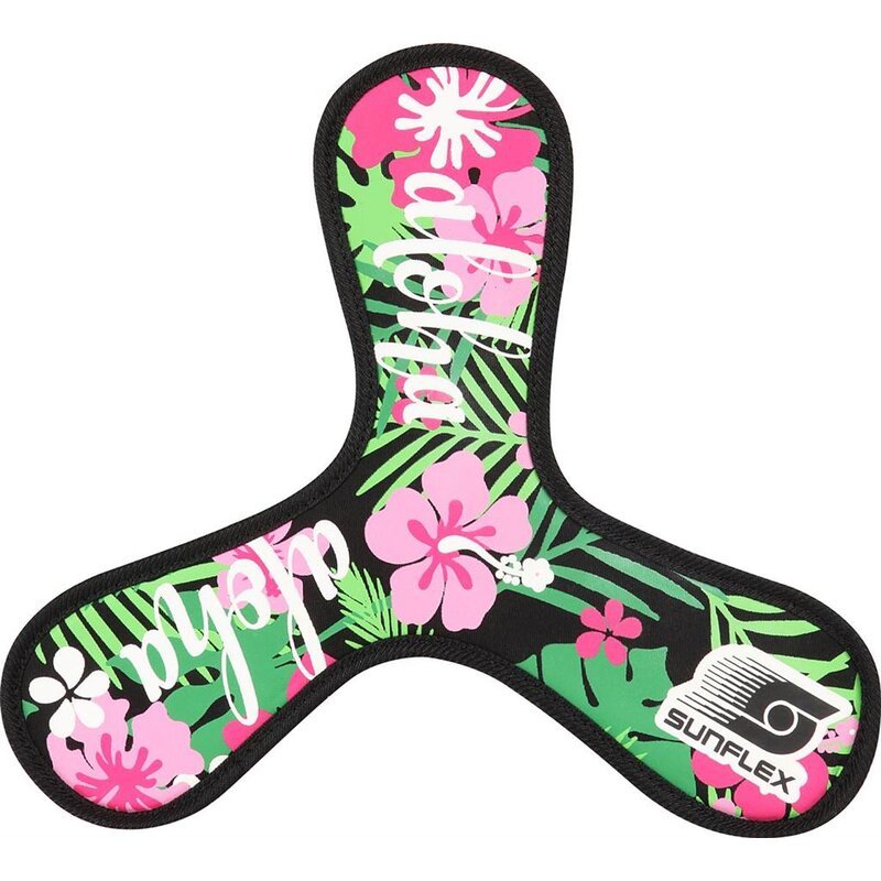 Boomerang Cassini Aloha - Tropical Flower / Neopren Frisbeestern - Sunflex