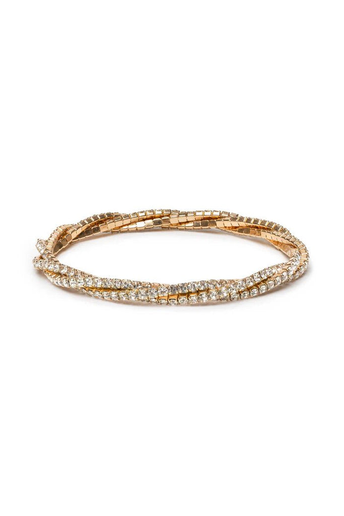 Kinder Armband Strass Diamante Twist Glitzer Schmuck ab 3