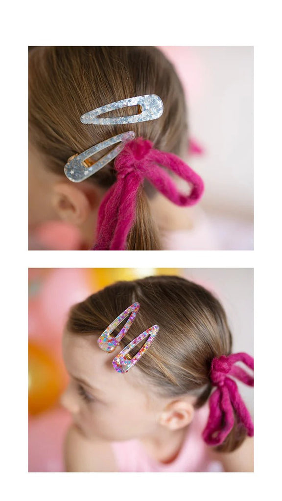 Kinder Haarspangen Stern Glitzer Boutique Sparkle ab 3 Jahre