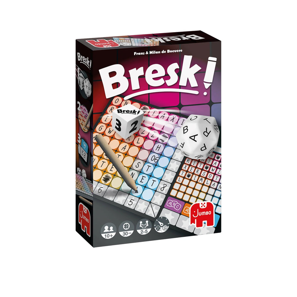 Bresk Würfelspiel – Buchstaben- und Wortspiel für Erwachsene
