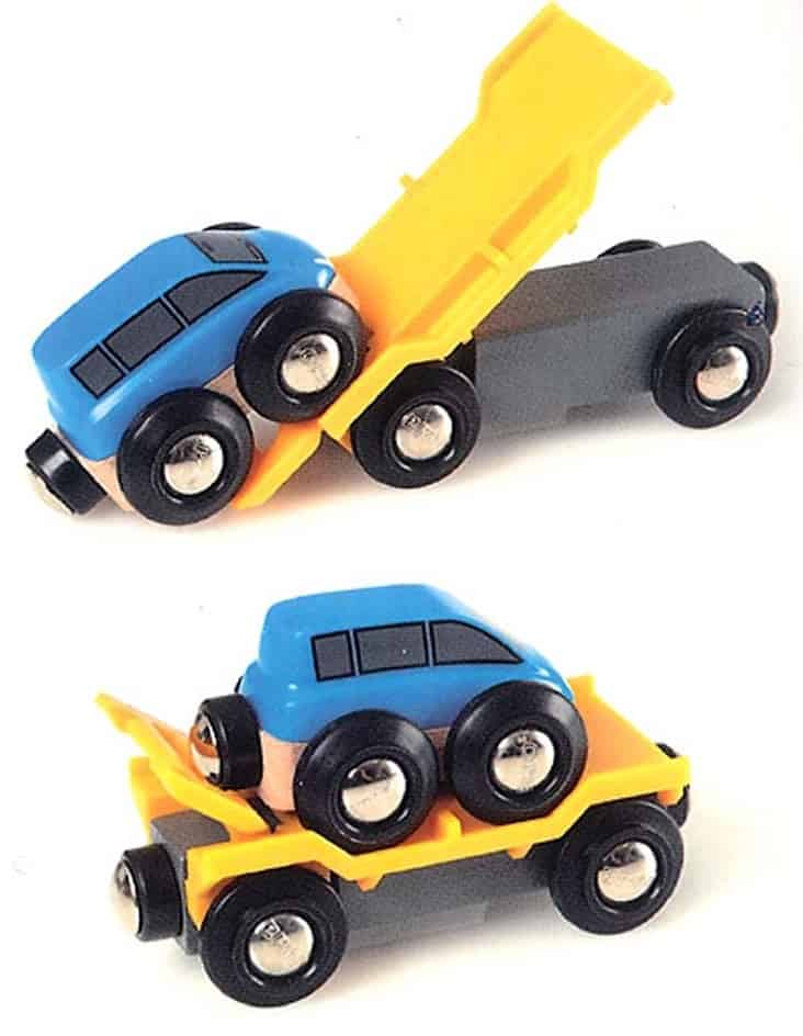 Brio Bahn - Autotransporter mit Rampe   - Brio