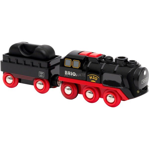 Brio Bahn - Batterie Dampflok mit Licht - Brio